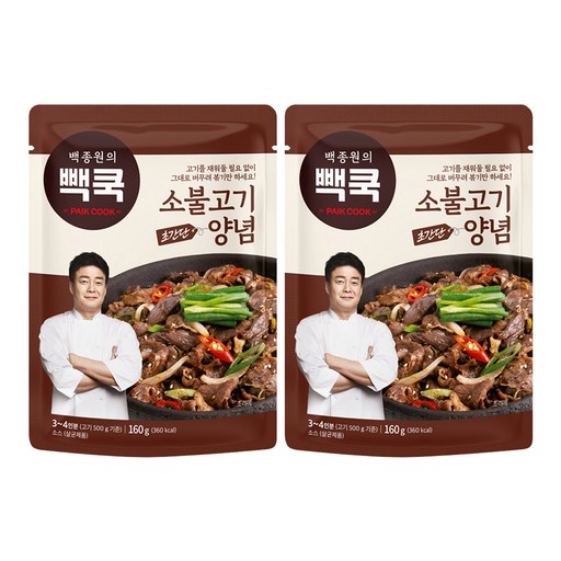 백쿡 백종원의 소불고기양념
