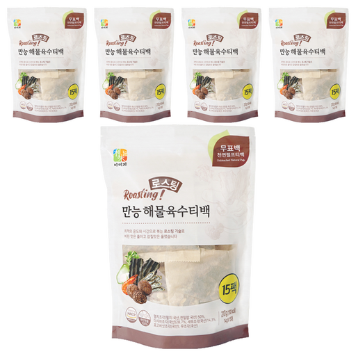 석하 로스팅 해물육수 티백 15p