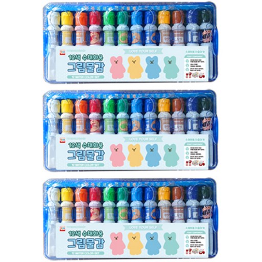 영아트 그림물감 블루 3p