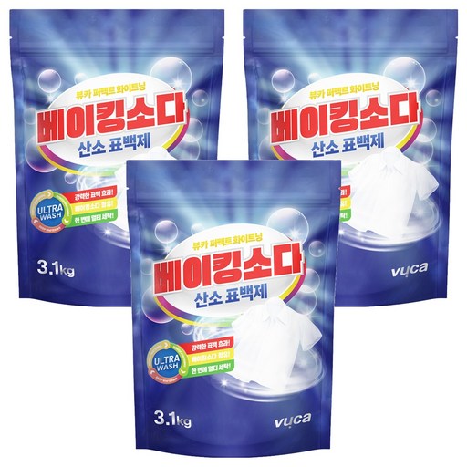 뷰카 퍼펙트 화이트닝 베이킹소다 산소 표백제
