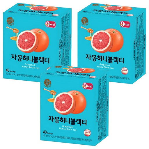 우리차 자몽허니 블랙티