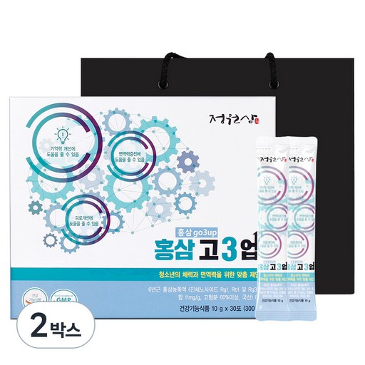 정원삼 홍삼스틱 고3업 + 쇼핑백