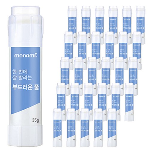 모나미 한 번에 잘 발리는 부드러운 풀