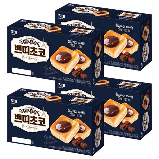 해태제과 후렌치파이 쁘띠 초코 15p