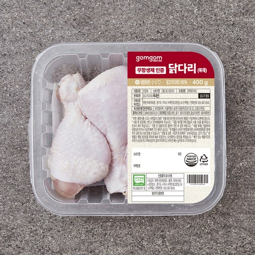 무항생제 인증 닭다리 (북채) (냉장)