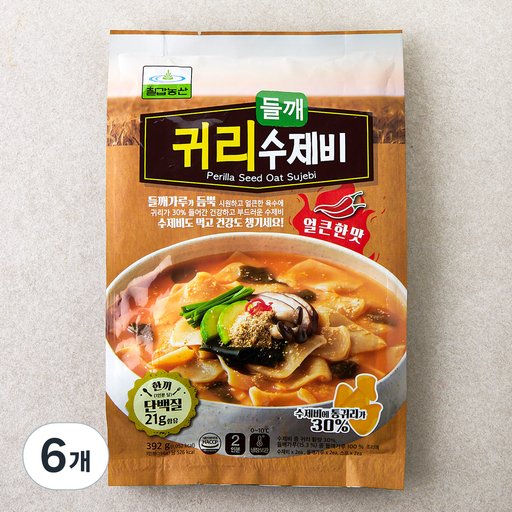 칠갑농산 들깨 귀리 수제비