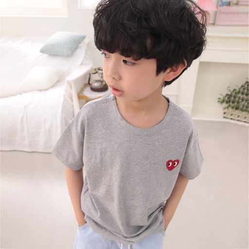 소년마켓 하트 면 통기성 반팔티