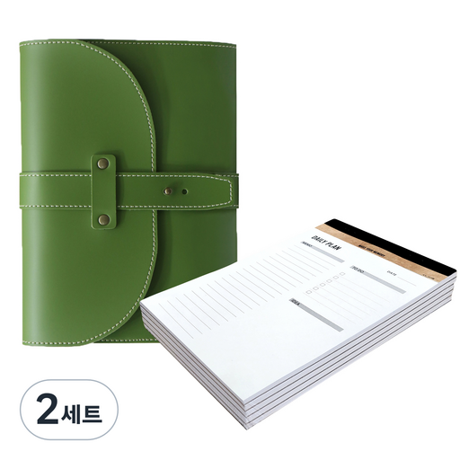 꼼꼬미 엣지 사첼 오거나이저 + 하루계획 절취노트 A5 5p 세트