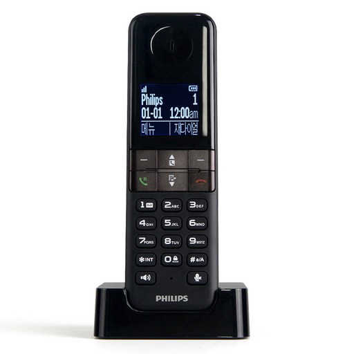 필립스 1.7GHz 디지털 무선 전화기 D470