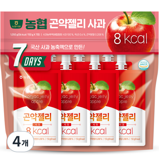 농협 곤약젤리 사과 7개입