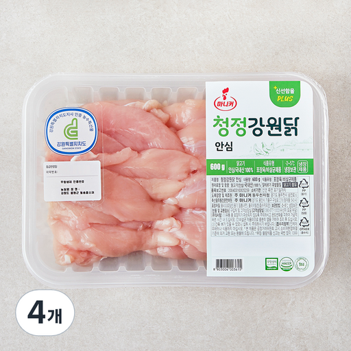 마니커 무항생제 인증 청정강원닭 안심 (냉장)