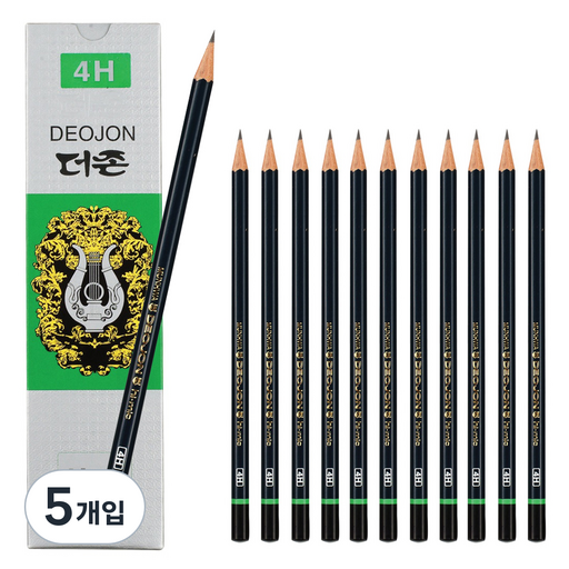 문화연필 더존 연필 4H