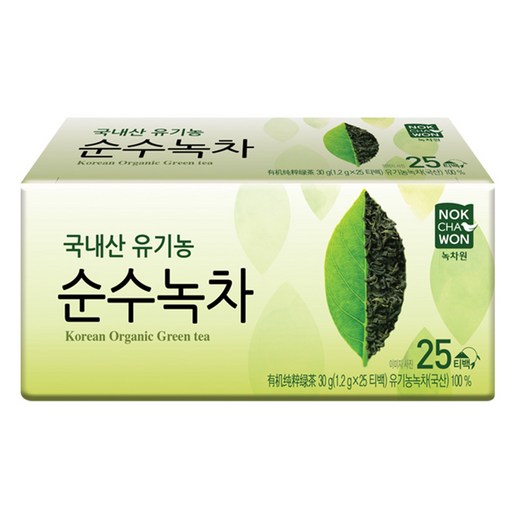 녹차원 국내산 유기농 순수녹차