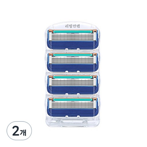 리빙만렙 퓨전 매뉴얼 호환용 면도날