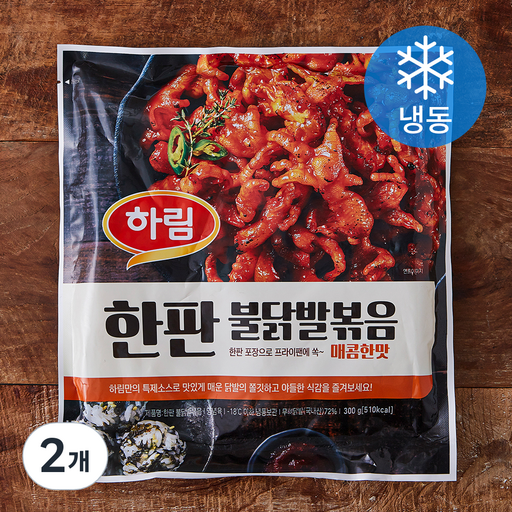 하림 한판 불닭발볶음 매콤한맛 (냉동)