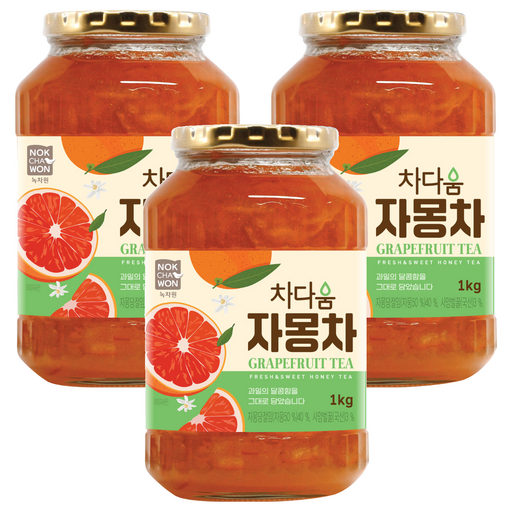 녹차원 차다움 자몽차