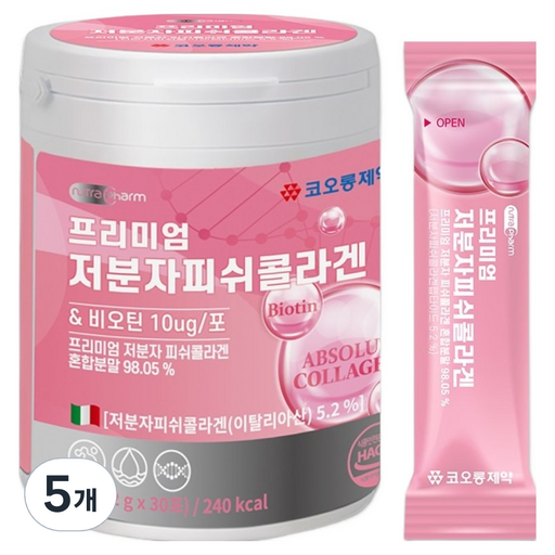 코오롱제약 프리미엄 저분자 피쉬 콜라겐 30p