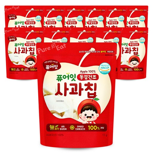 퓨어잇 동결건조 사과칩