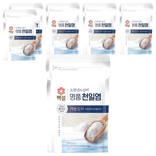 백설 오천년의 신비 가는입자 천일염