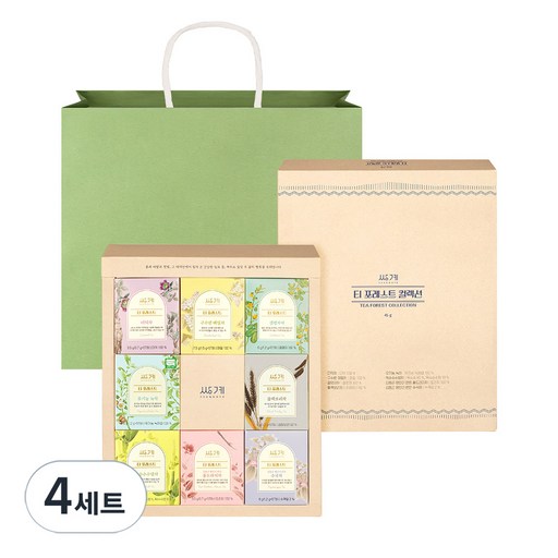 쌍계명차 티 포레스트 컬렉션 + 쇼핑백 선물세트