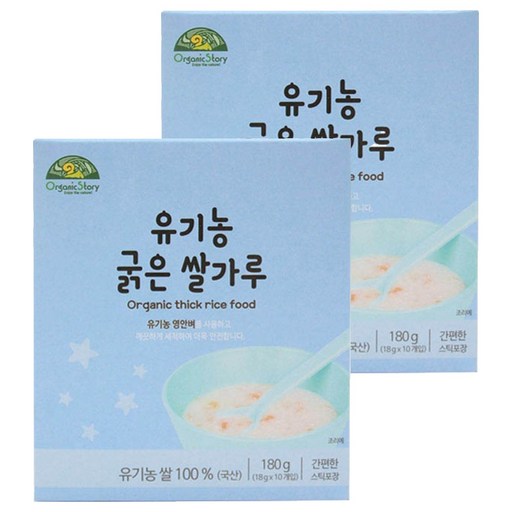 푸름맘 이유식용 유기농 쌀가루 중기 180g