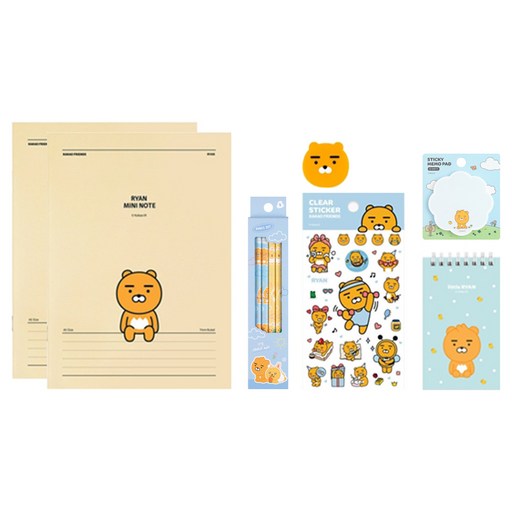카카오프렌즈 7종 문구세트