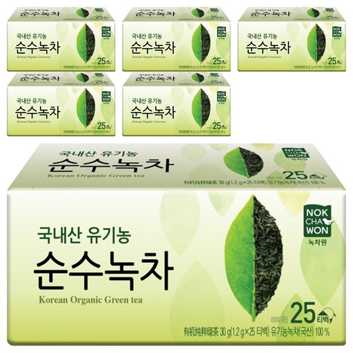 녹차원 국내산 유기농 순수녹차