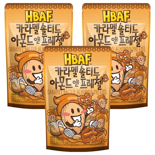 바프 카라멜 솔티드 아몬드 앤 프레첼