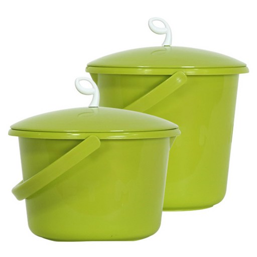 플라팜 리프 미니버켓 세제통 다용도통 4L + 5L 2종 세트