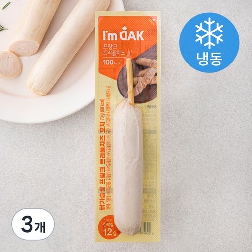아임닭 닭가슴살 프랑크 트리플치즈 꼬치 (냉동)
