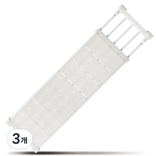 마켓플랜 압축 폭조절 선반 화이트