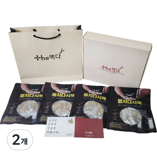 더먹다 프리미엄 멸치다시팩 4p + 쇼핑백