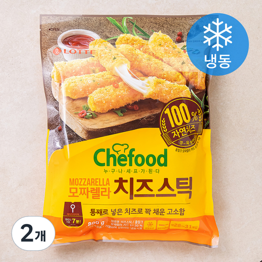 쉐푸드 모짜렐라 치즈스틱 (냉동)