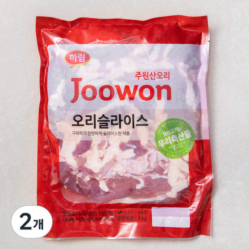 주원산오리 오리슬라이스 (냉장)