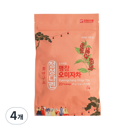 정성다린 평창 오미자차