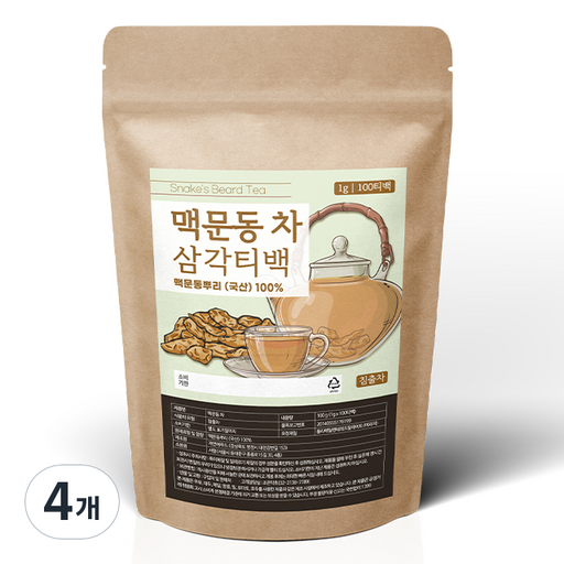조은약초 맥문동 삼각티백차