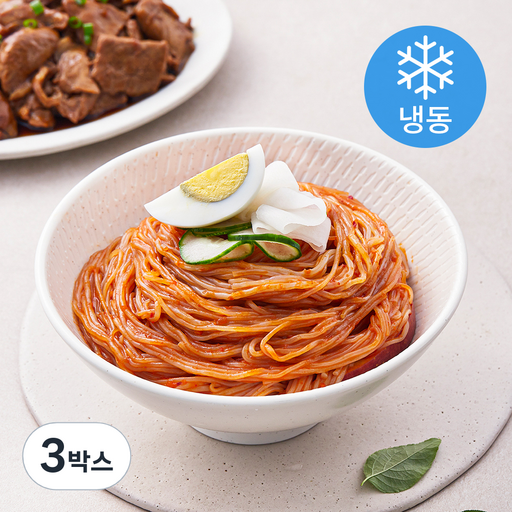 외갓집 불고기와 함께 먹는 옥천 비빔냉면 4인분 세트 (냉동)
