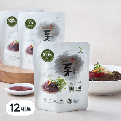 하이푸드 해조미 톳국수 180g + 비빔소스 60g 세트