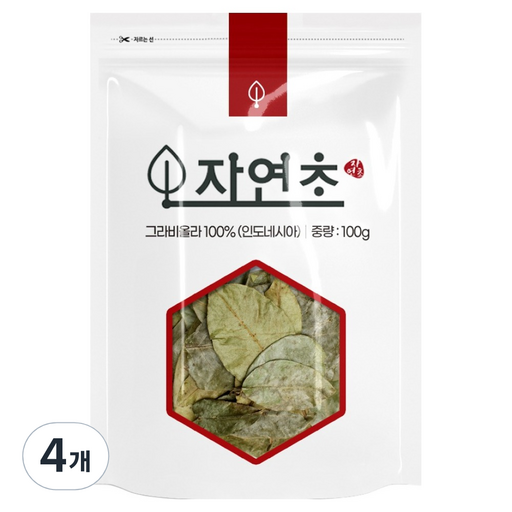 건조 그라비올라 잎