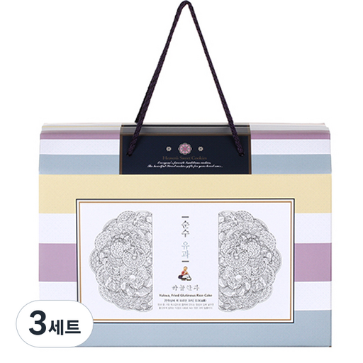 하늘한과 순수유과 찹쌀 조청 4종 세트