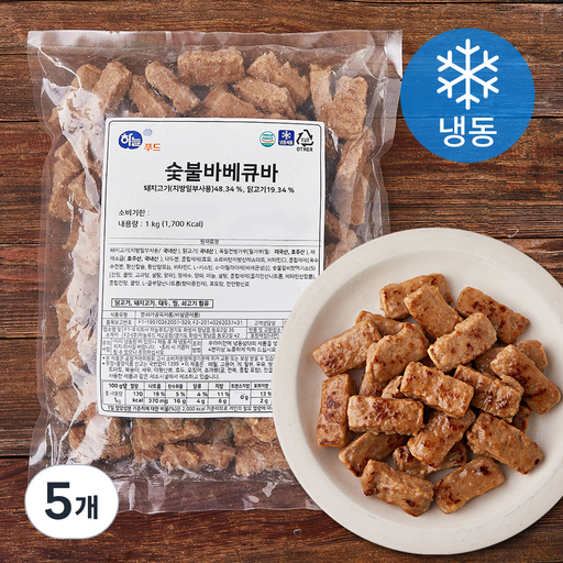 하늘푸드 숯불바베큐바 (냉동)