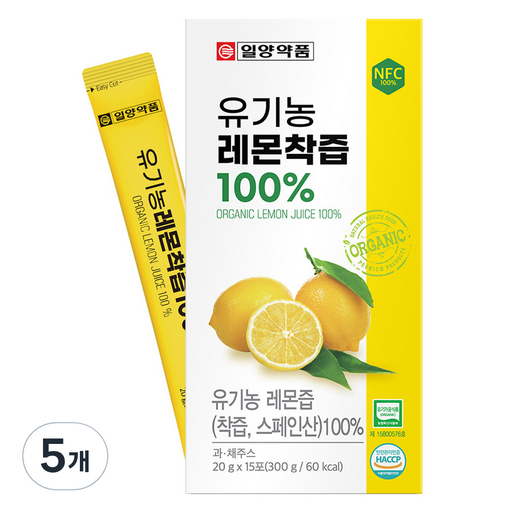 일양약품 레몬착즙 100% 15p