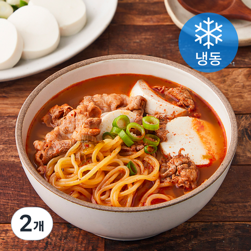 푸딩프렙 우삼겹 쫄면 순두부용 키트 (냉동)