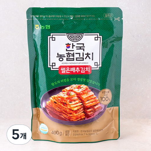 한국농협김치 썰은배추김치