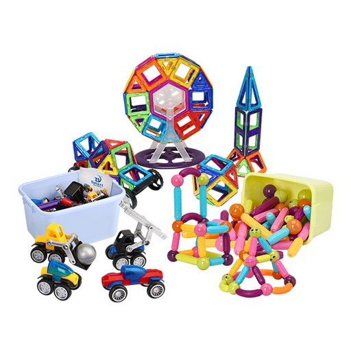 캐스비 자석 블럭 교구 3종 세트 KBT1460set