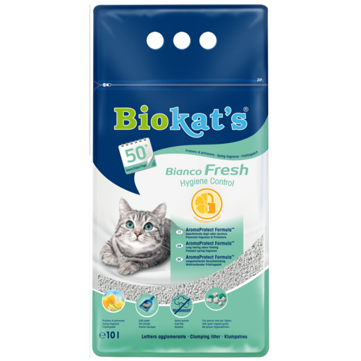 바이오캣츠 고양이 Bianco fresh 화이트 벤토나이트 봄향기