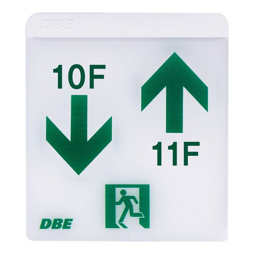 DBE LED 계단유도등 좌하 10F 우상 11F