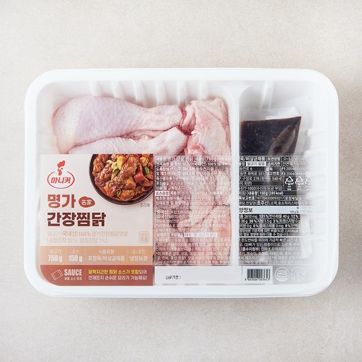 마니커 명가 간장 찜닭 750g + 소스 150g 세트 (냉장)