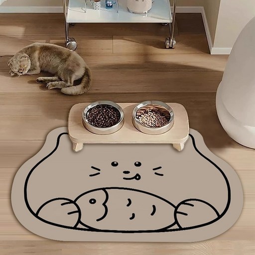 올리웰 반려동물 고양이 식기매트 30 x 40 cm