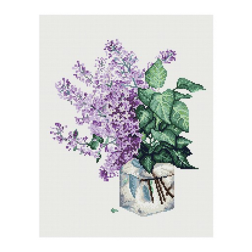 아이러브페인팅 DIY 보석십자수 캔버스형 정물 40 x 50 cm